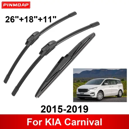 1/2/3/4/6PCS Car Wiper For KIA Carnival 2015-2019 Front Rear Wiper Blades Brushes Auto Accessories 2015 2016 2017 2018 2019