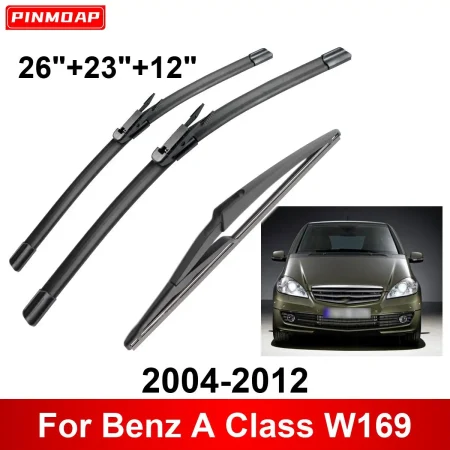 1/2/3/4/6PCS Car Wiper For Benz A Class W169 2004-2012 Front Rear Wiper Blades Brushes Auto Accessories 2008 2009 2010 2011 2012