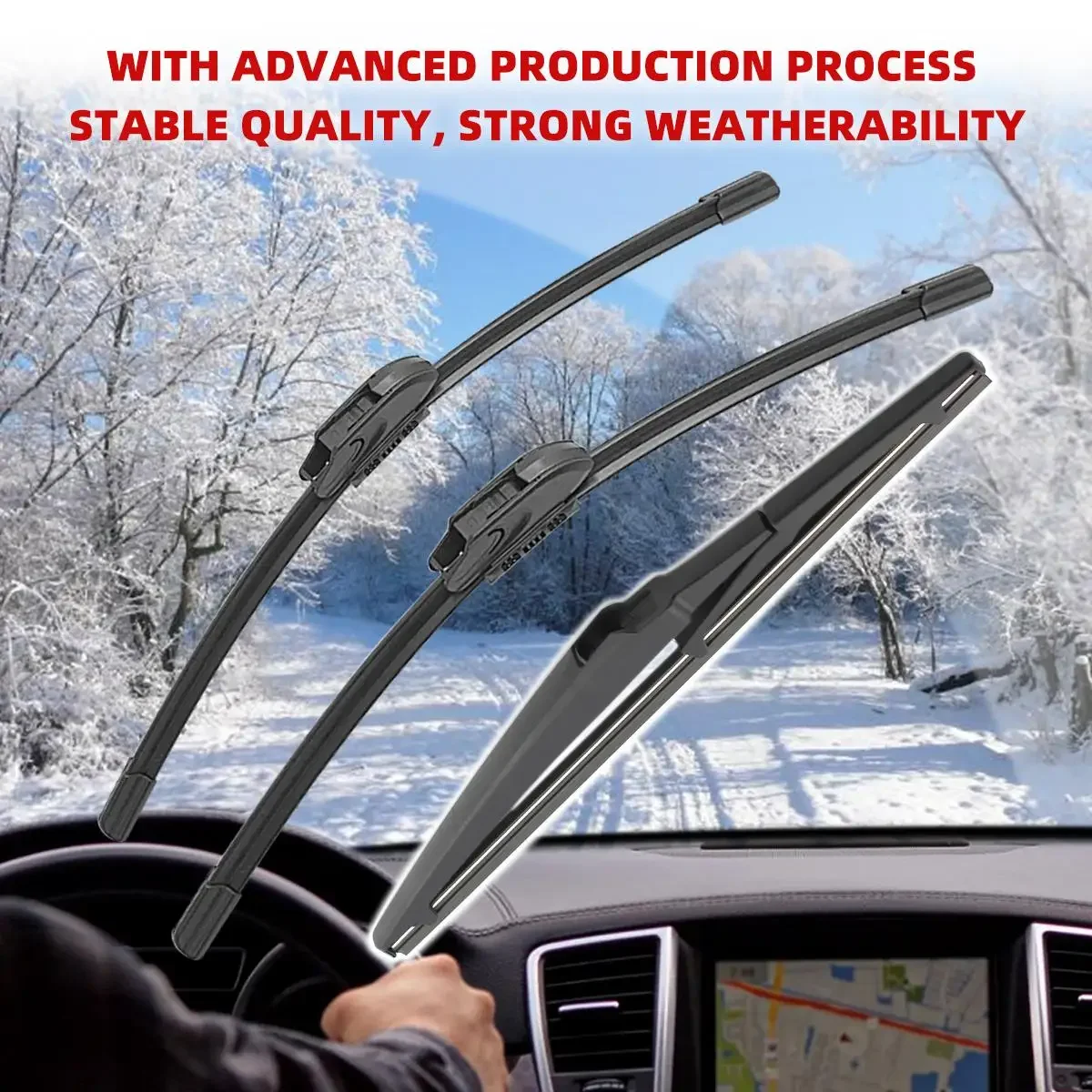 1/2/3/4/6PCS Car Wiper For KIA Rio Hatchback Mk3 2011-2017 Front Rear Wiper Blades Brushes Auto Accessories 2013 2014 2015 2016 - Image 5