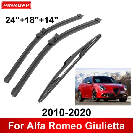 1/2/3/4/6PCS Car Wiper For Alfa Romeo Giulietta 2010-2020 Front Rear Wiper Blades Brushes Cutter Auto Accessories 2018 2019 2020