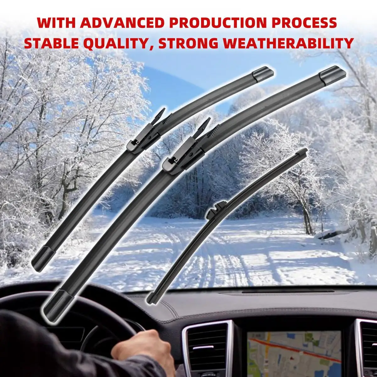 1/2/3/4/6PCS Car Wiper For Ford Explorer 2011-2017 Front Rear Wiper Blades Brushes Auto Accessories 2011 2012 2013 2014 2015 - Image 5