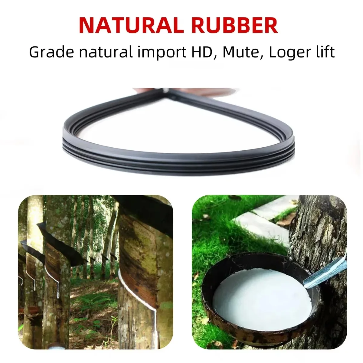 1/2/10/50pcs Car Wiper Natural Rubber Strip Wiper Filler Strip Replacement Parts Accessory 14"16"17"18"19"20"21"22"24"26"28"30" - Image 2