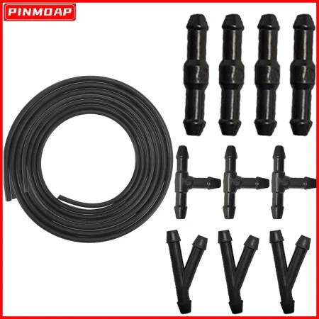 1Set Cars Wiper Spray Pipe Joint T Y I Type Windshield Washer Pipe Nozzle Wiper Cleaning Water Hose Tube Joint Accessories