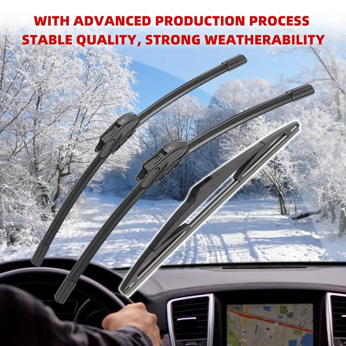 1/2/3/4/6PCS Car Wiper For KIA Picanto TA MK2 Hatchback 2011-2017 Front Rear Wiper Blades Brushes Auto Accessories 2014 2016 - Image 5