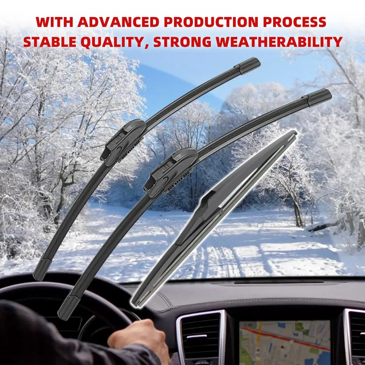 1/2/3/4/6PCS Car Wiper For Suzuki Grand Vitara MK3 2006-2015 Front Rear Wiper Blades Brushes Auto Accessories 2011 2012 2013 - Image 5
