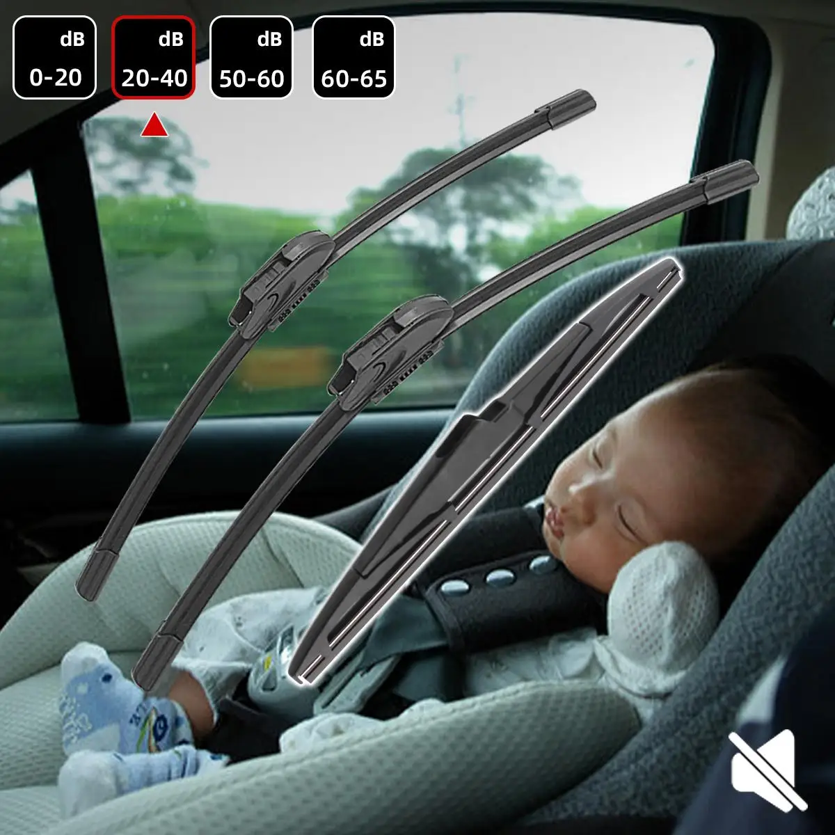 3PCS Car Wiper For Hyundai i10 MK2 2013-2018 Front Rear Wiper Blades Brushes Auto Accessories 2013 2014 2015 2016 2017 2018 - Image 6